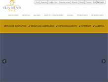 Tablet Screenshot of hotelvilladelsolmorelia.com.mx